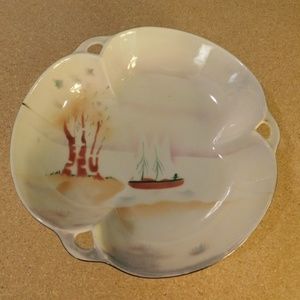 Decorative Serving Bowl or Display Prov Saxe ES Germany Hand painted